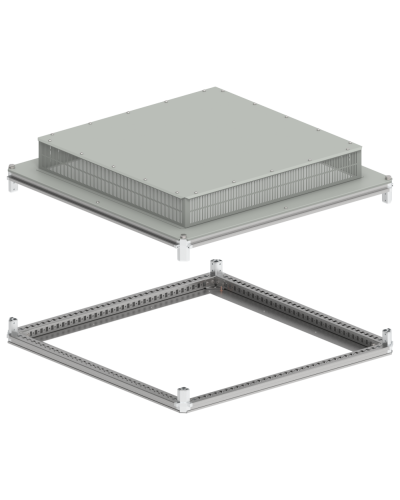 FORMAT Крыша и основание (под фланец) 1000х1000мм IP31 IEK (FO-00-KOF-100-100-31) в Чебоксарах Аксессуары для стоек и шкафов Pintop.ru