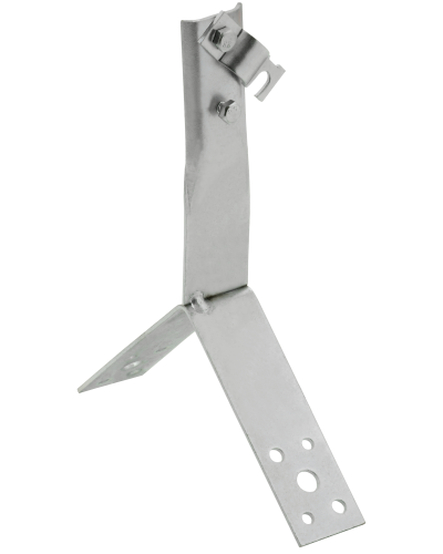 Держатель проводника круглого 6-10мм винтовой для конька h=100мм нержавеющая сталь IEK (ZDP80-20-4-16-100) в Чебоксарах Крепеж Pintop.ru