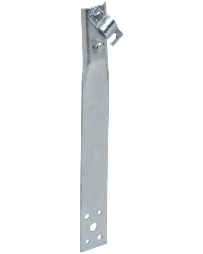 Держатель проводника круглого 6-10мм винтовой прямой h=150мм оцинкованная сталь HDZ IEK (ZDP86-14-1-16-150) в Чебоксарах Крепеж Pintop.ru