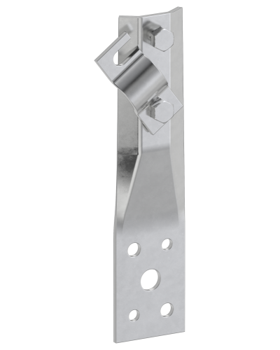 Держатель проводника круглого 6-10мм винтовой прямой h=60мм нержавеющая сталь IEK (ZDP86-20-1-16-60) в Чебоксарах Крепеж Pintop.ru