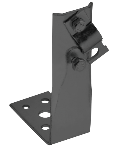 Держатель проводника круглого 6-10мм винтовой угловой h=150мм оцинкованная сталь TD IEK (ZDP87-13-1-16-150) в Чебоксарах Крепеж Pintop.ru