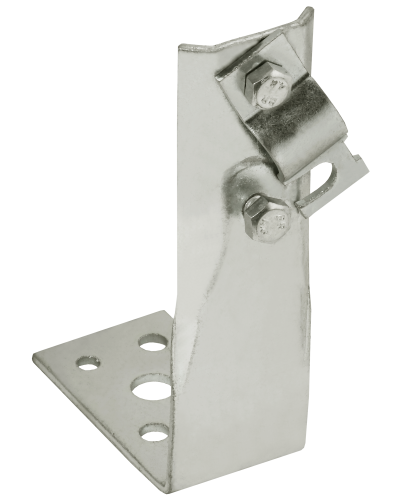 Держатель проводника круглого 6-10мм винтовой угловой h=60мм нержавеющая сталь IEK (ZDP87-20-1-16-60) в Чебоксарах Крепеж Pintop.ru