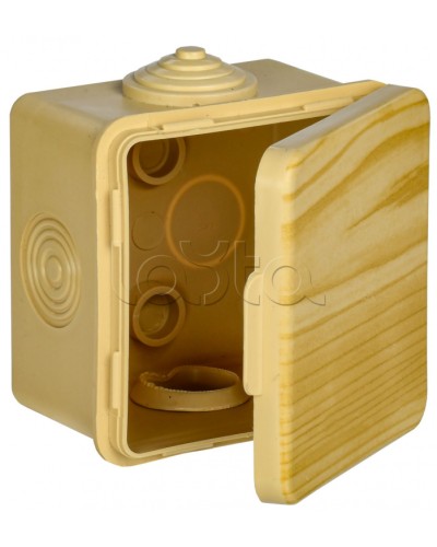 Коробка расп. КМ 65х65х50мм о/к IP54 4 вв. сосна IEK (UKO31-065-065-050-K34-54) в Чебоксарах Распределительные коробки Pintop.ru