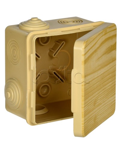 Коробка расп. КМ 80х80х50мм о/к IP54 7 вв. сосна IEK (UKO31-080-080-050-K34-54) в Чебоксарах Распределительные коробки Pintop.ru