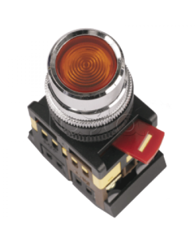 Кнопка ABLF-22 красный d22мм неон/240В 1з+1р IEK BBT10-ABLF-K04 в Чебоксарах Кнопки выхода Pintop.ru