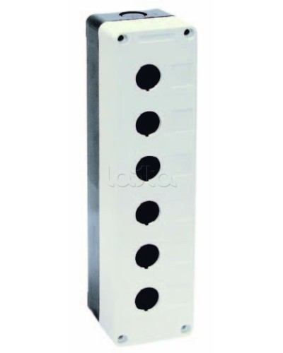 Корпус КП105(6) для кнопок 5(6) мест IEK BKP10-6-K01 в Чебоксарах Аксессуары для стоек и шкафов Pintop.ru