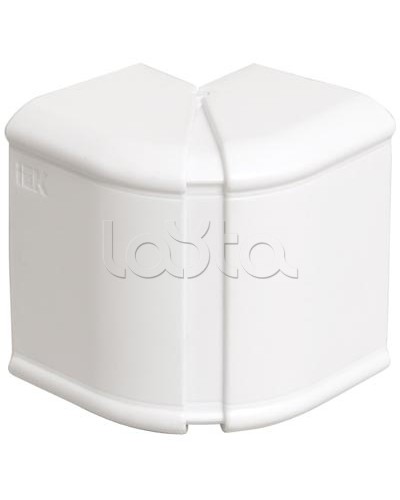 Угол изменяемый внешний для соединения двух кабель-каналов типоразмера 100х60 IEK (CKK-40D-W-100-060-K01) в Чебоксарах Аксессуары для кабель-канала Pintop.ru