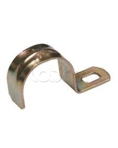 Скоба металлическая однолапковая d14-15 IEK CMAT10-14-100 в Чебоксарах Держатели, клипсы, скобы Pintop.ru