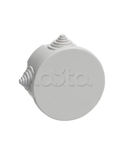 Коробка распаячная для открытой проводки (4 ввода) с повышенной степенью защиты d75x40 IEK КМ41237 (UKO11-075-040-000-K41-44) в Чебоксарах Распределительные коробки Pintop.ru