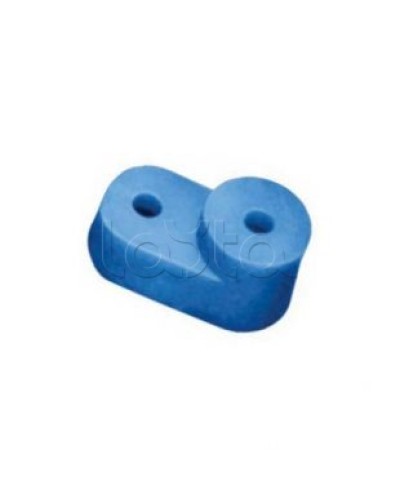 Угловой изолятор для «0» шины синий IEK YIS32 в Чебоксарах Клеммные колодки Pintop.ru