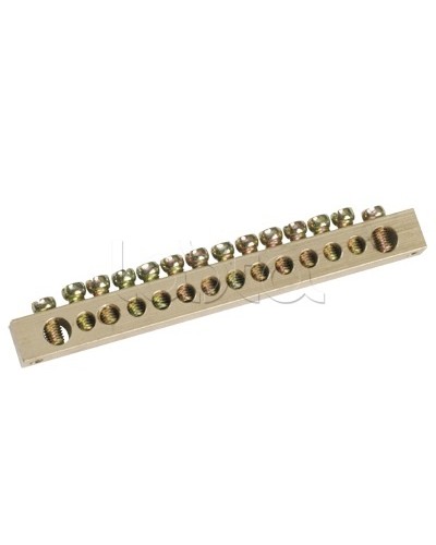 Шина нулевая 8x12 8/2 IEK YNN21-08-100 в Чебоксарах Клеммные колодки Pintop.ru