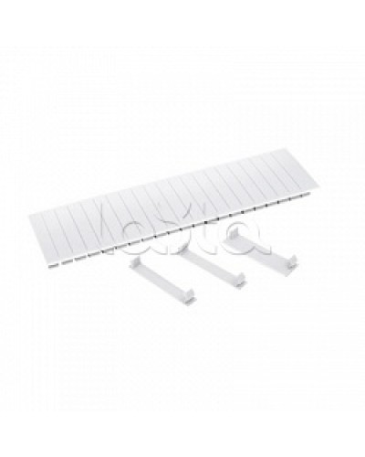 Заглушка 12 модулей белая IEK YZM10-12-K01 в Чебоксарах Аксессуары для кабель-канала Pintop.ru