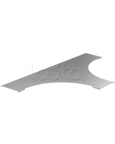 Крышка разв. лестн. LESTA Т-обр. осн. 200мм R600 HDZ IEK (CRT05D-4-200-10-HDZ) в Чебоксарах Аксессуары для лотков Pintop.ru