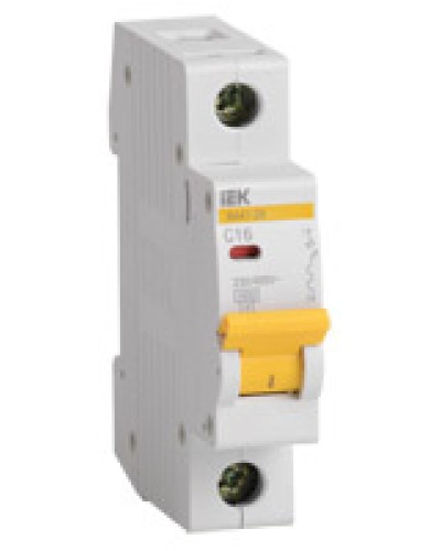 Выключатель автоматический 1Р 40 А (тип C) IEK ВА47-29 (MVA20-1-040-C) в Чебоксарах Электротехническое оборудование Pintop.ru