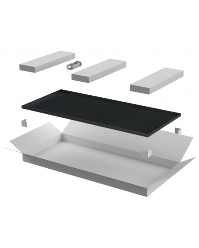 ITK LINEA N Дверь металлическая 800мм шкафа 33U чер. (LN05-33U8X-DM) в Чебоксарах Аксессуары для стоек и шкафов Pintop.ru