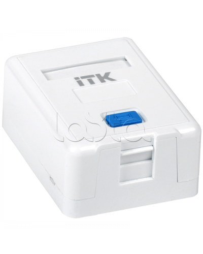ITK Корпус настенной розетки для 1 мод. Keystone Jack (CS2-012) в Чебоксарах Коннекторы Pintop.ru