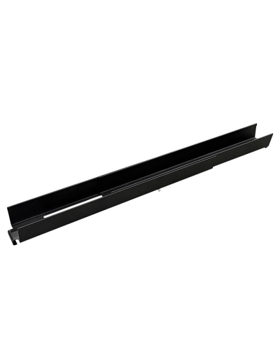 Горизонтальный лоток для установки между профилями шкафа LAN-DC шириной 800 мм, раздвижной, 457-762 мм, черный LANMASTER LAN-DC-CB-HTR-8 в Чебоксарах Аксессуары для стоек и шкафов Pintop.ru