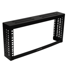 Рама 19" для монтажа под лоток, 4U, черная LANMASTER LAN-MT-FRM-4U-BK