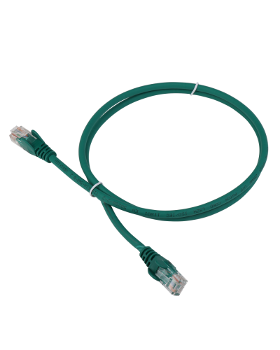 Патч-корд LANMASTER LSZH UTP кат.5e, 0.3 м, зеленый LANMASTER LAN-PC45/U5E-0.3-GN в Чебоксарах Патчкорды (медные) Pintop.ru
