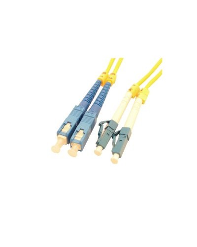 Патч-корд оптический LSZH, дуплексный, LC/UPC-SC/UPC, SM, 3м LANMASTER LAN-2LC-2SC/SU-3.0 в Чебоксарах Патч-корды и пигтейлы Pintop.ru