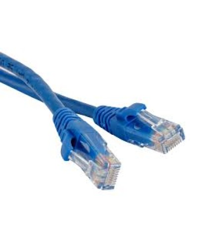 Патч-корд RJ45 - RJ45, 4 пары, UTP, категория 5е, 10 м, синий, LSZH LANMASTER LAN-PC45/U5E-10-BL в Чебоксарах Патч-корды и пигтейлы Pintop.ru