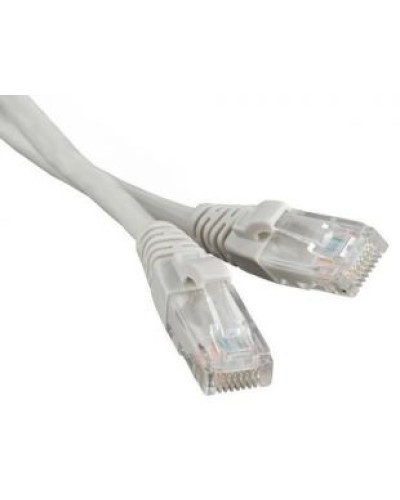 Патч-корд RJ45 - RJ45, 4 пары, UTP, категория 5е, 5 м, белый, LSZH LANMASTER LAN-PC45/U5E-5.0-WH в Чебоксарах Патч-корды и пигтейлы Pintop.ru