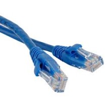Патч-корд RJ45 - RJ45, 4 пары, UTP, категория 6, 1 м, синий, LSZH LANMASTER LAN-PC45/U6-1.0-BL