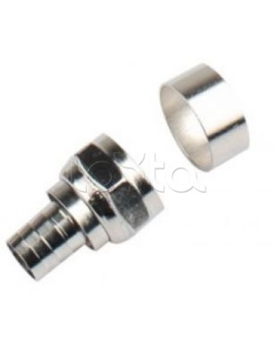Штекер F-разъем под обжим (RG6U) LAZSO APFC12-RG6U(100) в Чебоксарах Коннекторы Pintop.ru