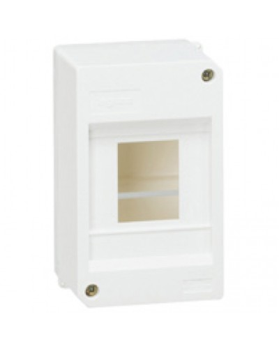 Щиток накладной Mini S 4 модуля белый Legrand 001357 в Чебоксарах Боксы для автоматов Pintop.ru