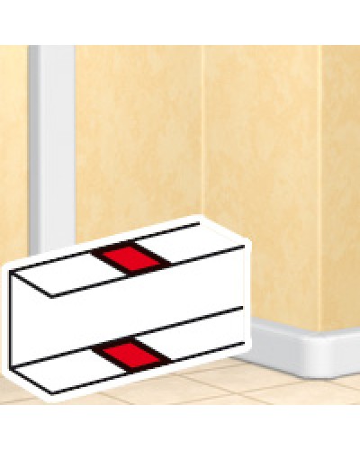 Накладка на стык кабель-канала 105х50 LEGRAND 010696 в Чебоксарах Аксессуары для кабель-канала Pintop.ru