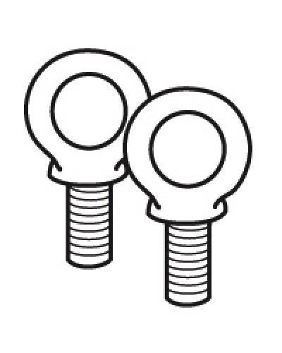 Комплект подъемных колец Legrand 020482 в Чебоксарах Аксессуары для стоек и шкафов Pintop.ru