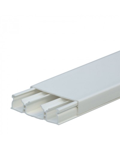 Мини-плинтус DLPlus 60x16 - 3 секции - длина 2,10 м - белый Legrand 030026 в Чебоксарах Кабель-канал Pintop.ru