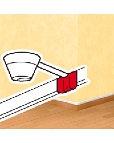 Ответвление Т-образное для мини-канала 40х16 LEGRAND 033329 в Чебоксарах Аксессуары для кабель-канала Pintop.ru