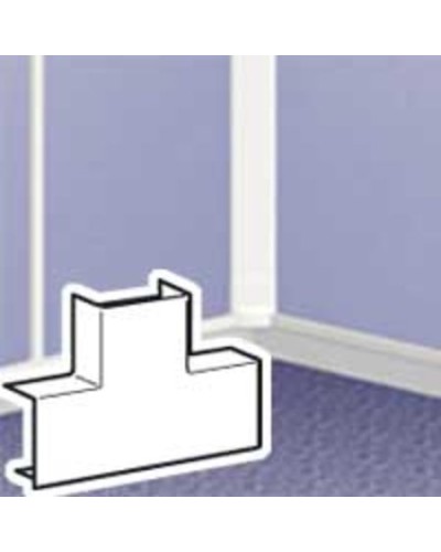 Т-образное ответвление для мини-плинтуса DLPlus 32x16 белый Legrand 033330 в Чебоксарах Аксессуары для кабель-канала Pintop.ru