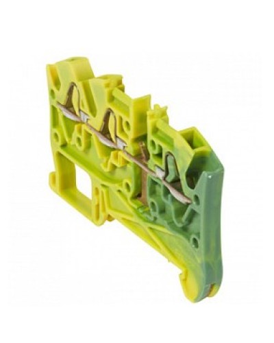 Клемма 4х5 1вх/2вых заземление Legrand 037210 в Чебоксарах Клеммные колодки Pintop.ru