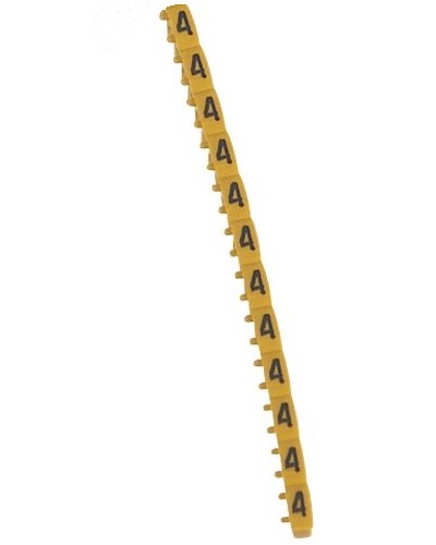 Маркер 4 0,15/0,5 ЖЛТ CAB3 Legrand 038104 в Чебоксарах Аксессуары для кабель-канала Pintop.ru