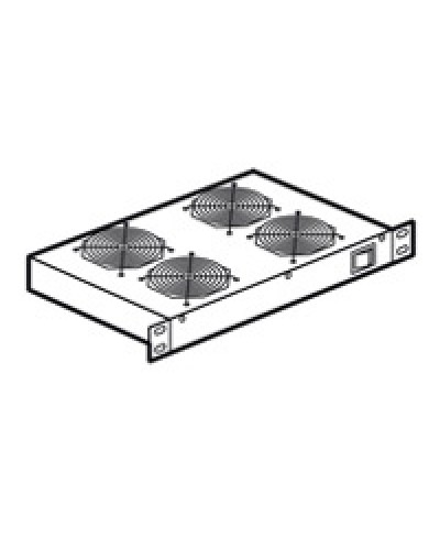 Полка с 4 вентиляторами высотой 1U Legrand 046490 в Чебоксарах Полки для шкафов и стоек Pintop.ru