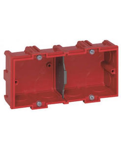 Коробка Batibox встраиваемая 2-местная LEGRAND 080142 в Чебоксарах Распределительные коробки Pintop.ru