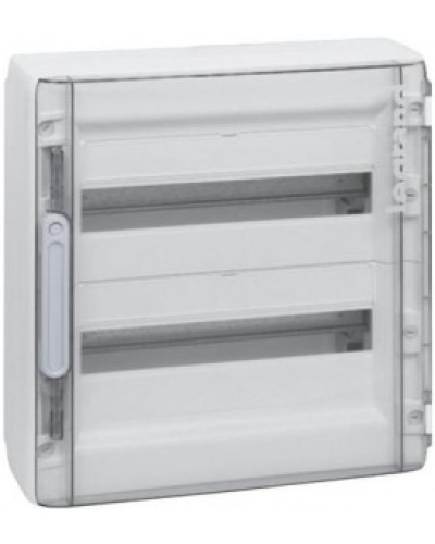 Распределительный щиток XL3 125 с белой дверью 2 ряда 36 модулей 450х450х128 мм Legrand 401647 в Чебоксарах Щиты электрические Pintop.ru