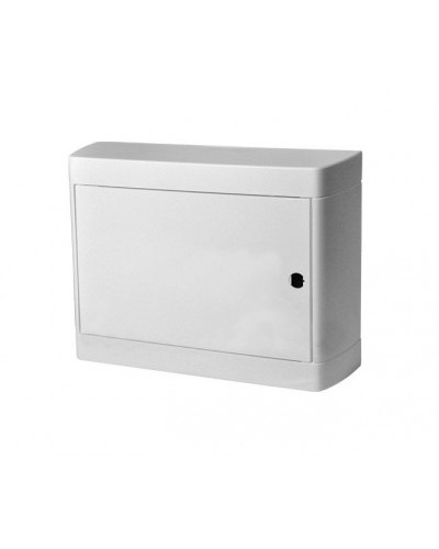 Накладной распределительный щит Nedbox с белой дверью 1 рейка х 12 (+1) модулей Legrand 601236 в Чебоксарах Боксы для автоматов Pintop.ru