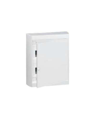 Накладной распределительный щит Nedbox с белой дверью 2 рейки х 12 (+1) модулей Legrand 601237 в Чебоксарах Боксы для автоматов Pintop.ru