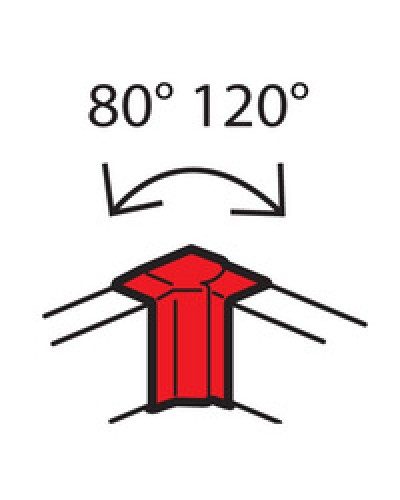 Угол внутренний для кабель-канала METRA 85x50 Legrand (638021) в Чебоксарах Аксессуары для кабель-канала Pintop.ru