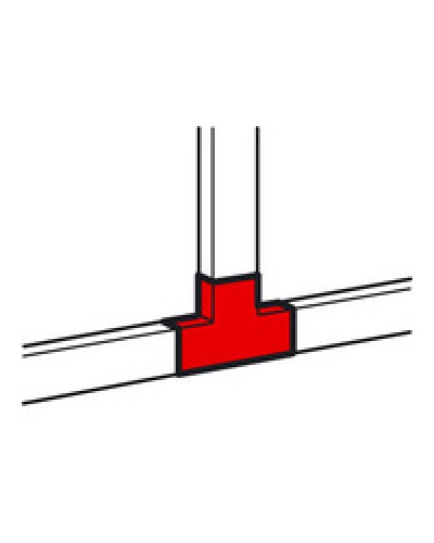 Тройник для кабель-канала METRA 40x16 Legrand (638154) в Чебоксарах Аксессуары для кабель-канала Pintop.ru