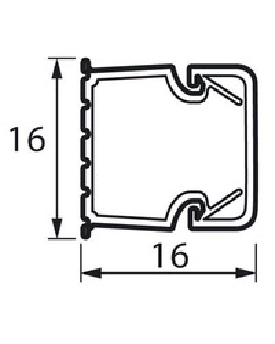 Кабель-канал METRA 16x16 Legrand (638191) в Чебоксарах Кабель-канал Pintop.ru