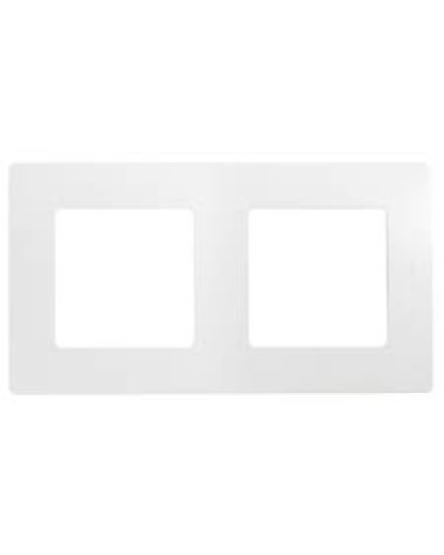 Рамка 2 поста Etika белый Legrand 672502 в Чебоксарах Аксессуары для кабель-канала Pintop.ru