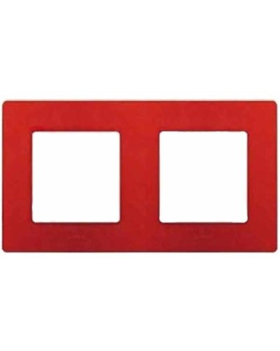 Рамка 2 поста Etika красный (10 шт/уп) Legrand 672532 в Чебоксарах Аксессуары для кабель-канала Pintop.ru