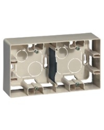 Коробка накладного монтажа 2 поста слоновая кость Etika Legrand 672540 в Чебоксарах Распределительные коробки Pintop.ru