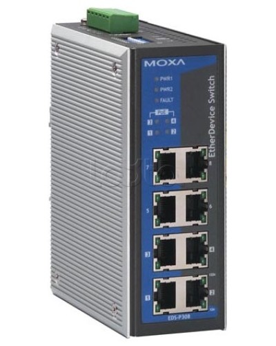 Коммутатор неуправляемый промышленный 8-портовый Moxa EDS-308-T в Чебоксарах Коммутаторы Pintop.ru