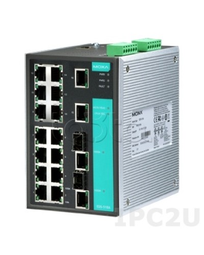 Коммутатор управляемый промышленный 18-портовыйMoxa EDS-518A в Чебоксарах Коммутаторы Pintop.ru