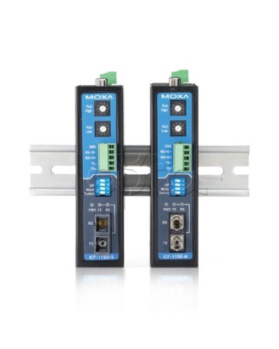 Конвертор RS-232/422/485 в оптику SC Moxa ICF-1150-S-SC в Чебоксарах Дополнительное оборудование для ОПС Pintop.ru